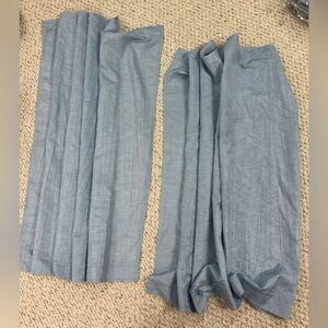 2 Front Door Sidelight Curtains